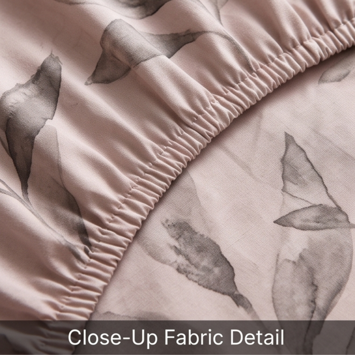 Parish Handlooms Cotton Double Fitted (Elastic) 210 TC Printed 1 Summer Bedsheet with 2 Pillow Covers