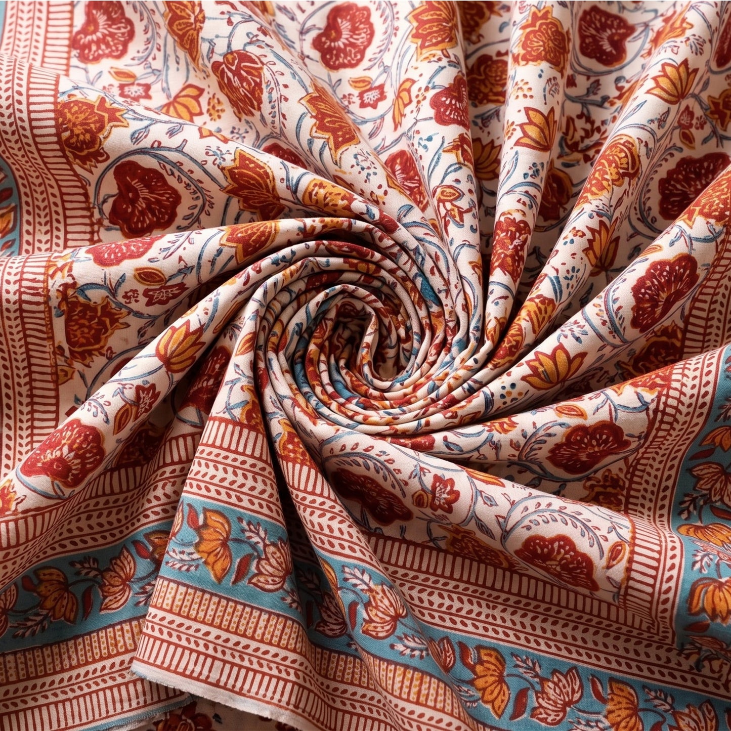 Parish Handlooms Cotton Double Flat 200 TC Printed Summer Bedsheet with 2 Pillow Covers
