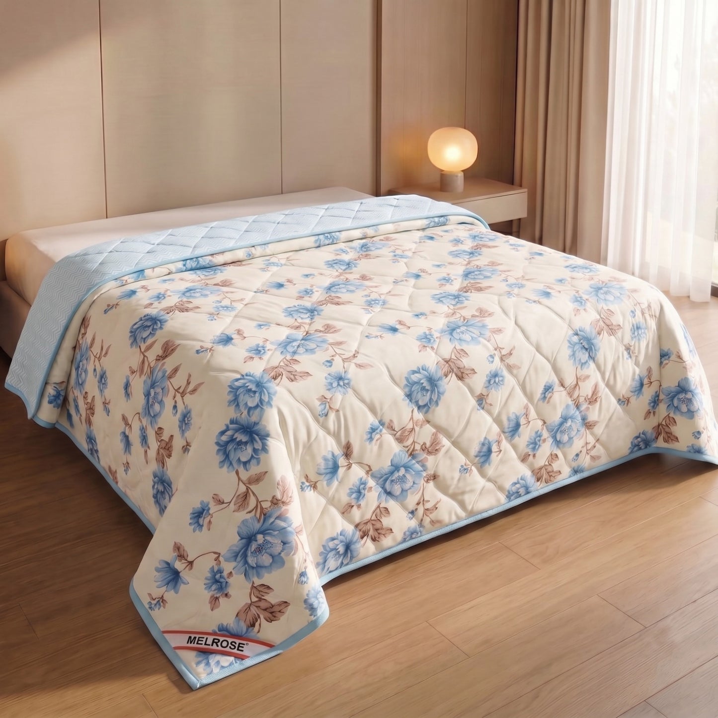 Parish Handlooms Floral Double Comforter for Mild Winter