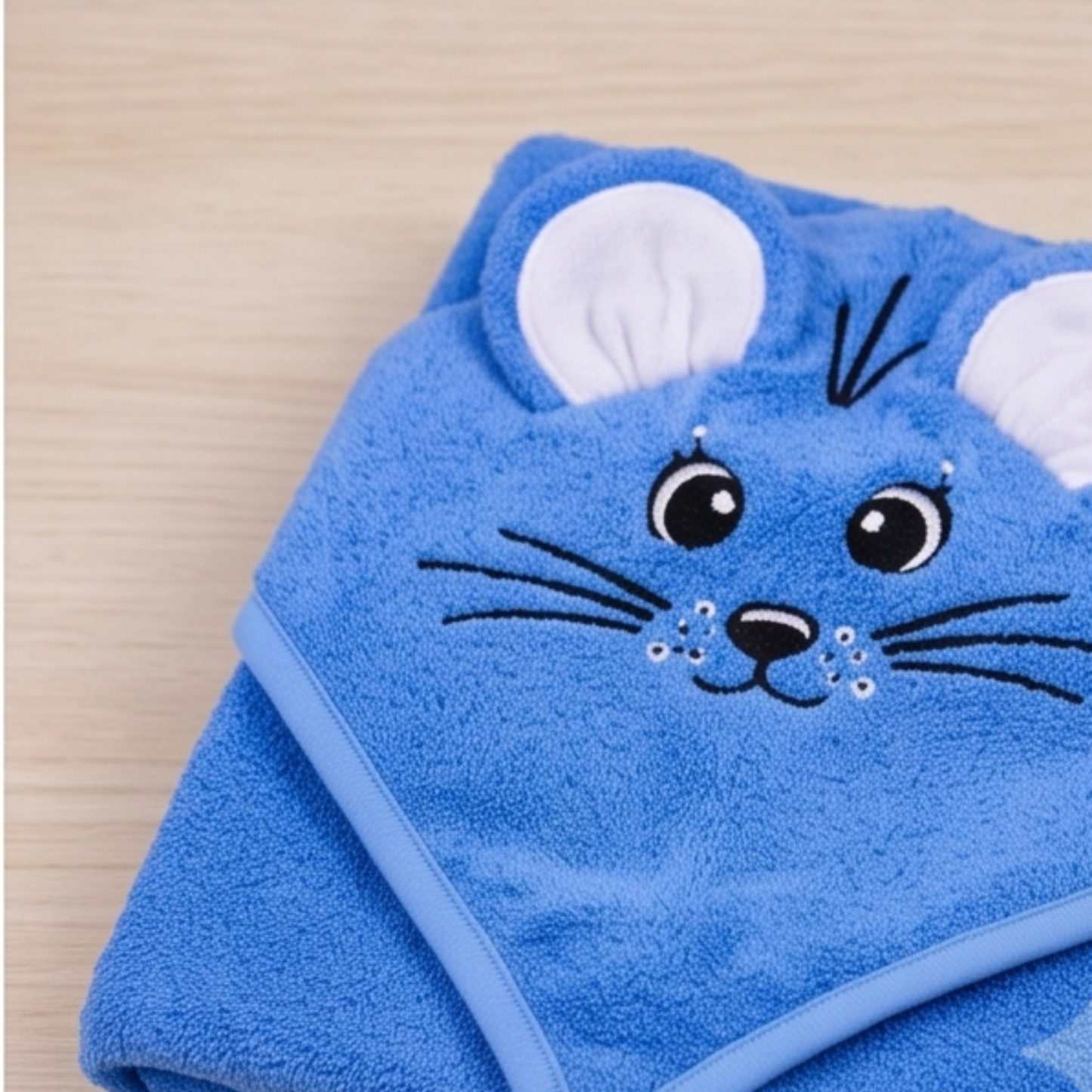 Parish Handlooms Ultra Soft Kids Hooded Towel Poncho (18–36 Months) | Quick Dry Bath & Beach Wear