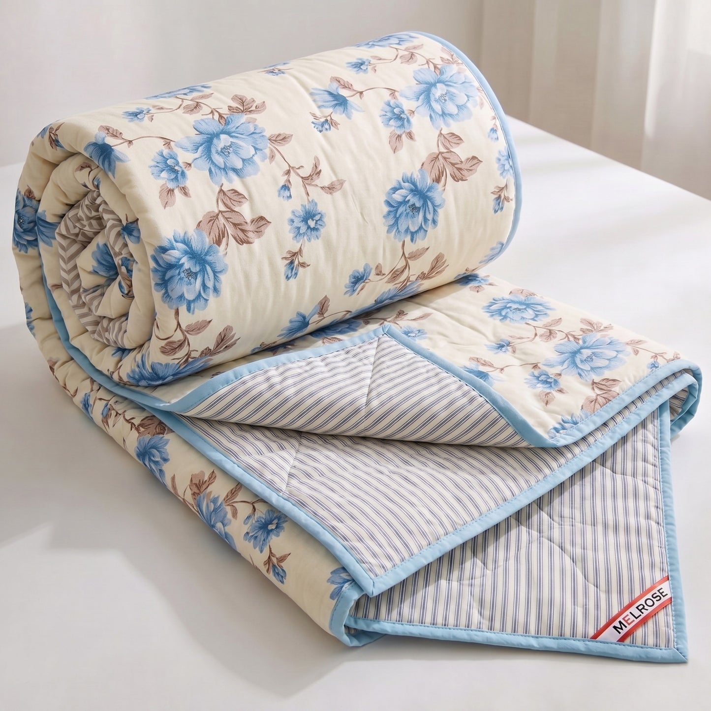 Parish Handlooms Floral Double Comforter for Mild Winter