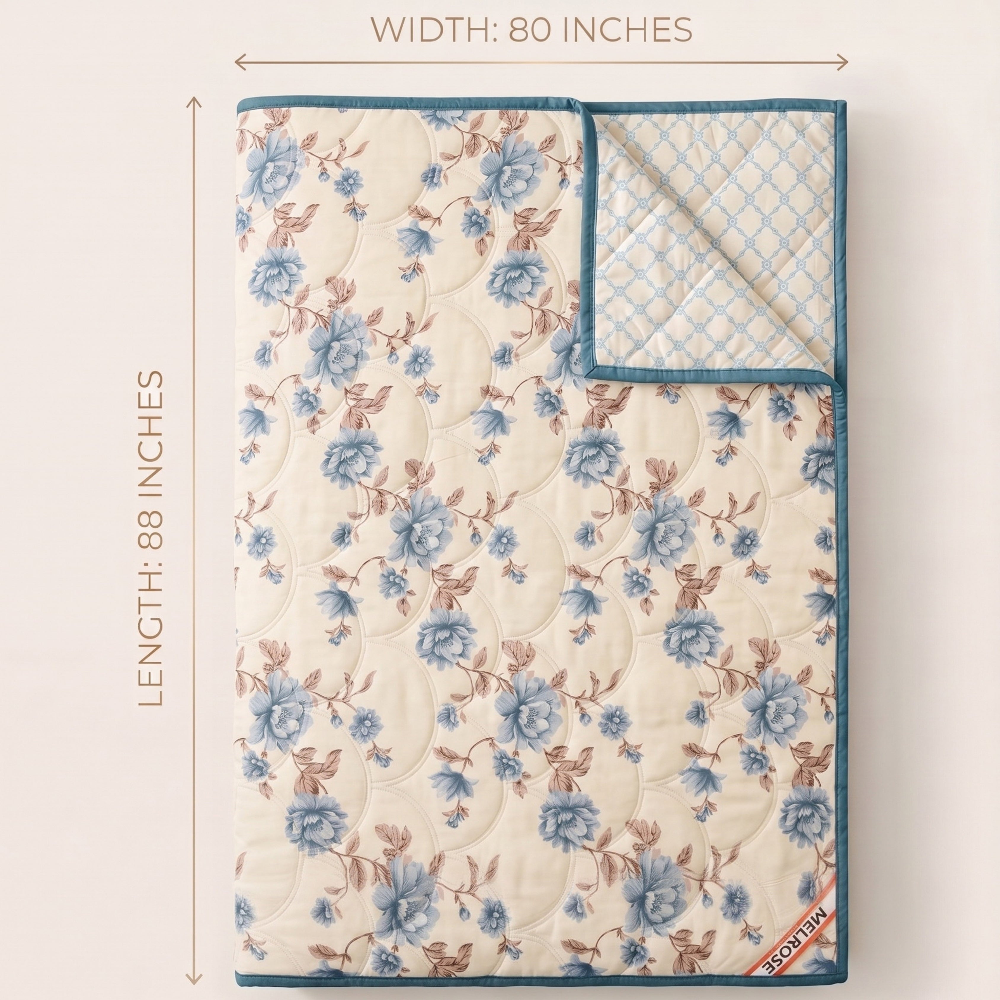 Parish Handlooms Floral Double Comforter for Mild Winter