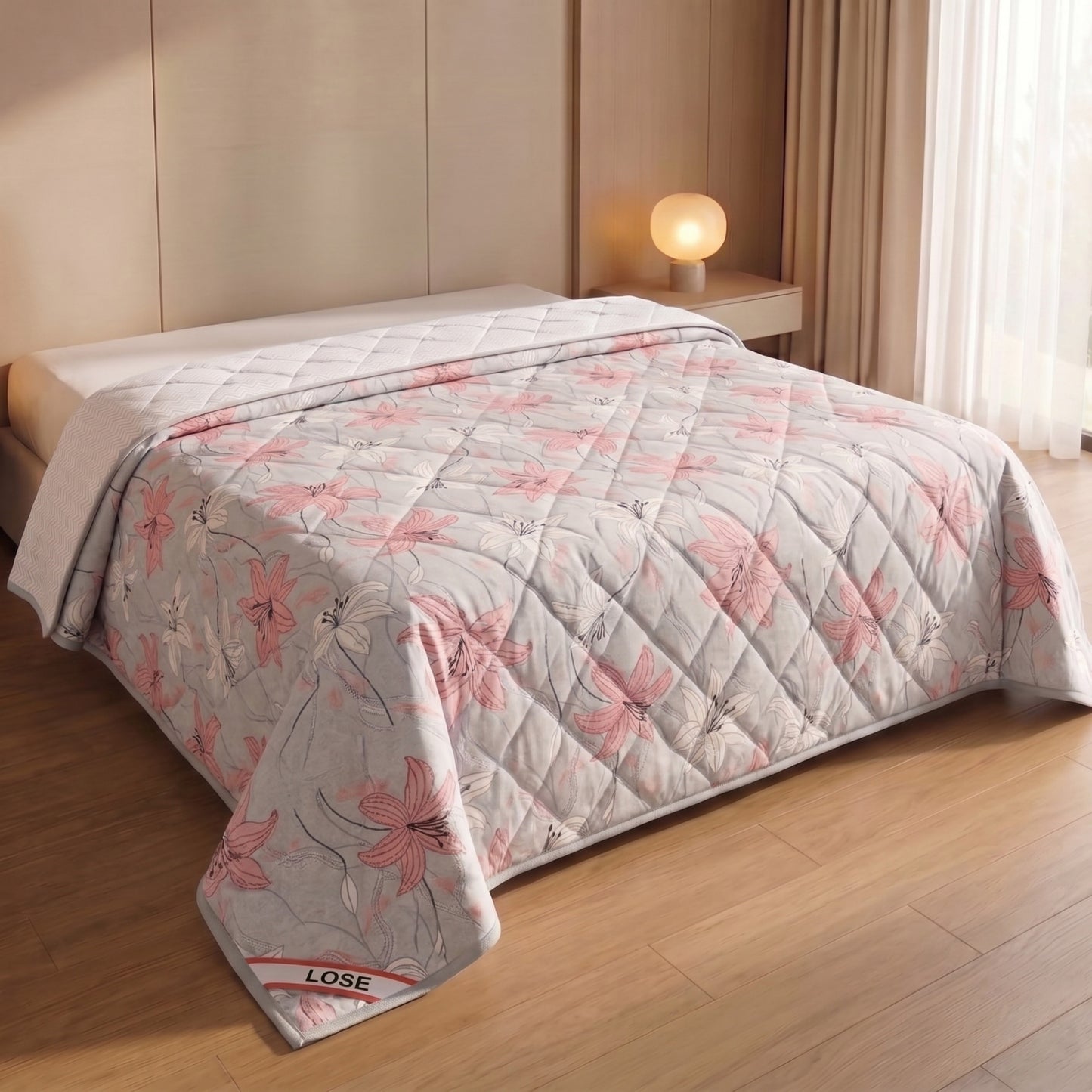 Parish Handlooms Floral Double Comforter for Mild Winter