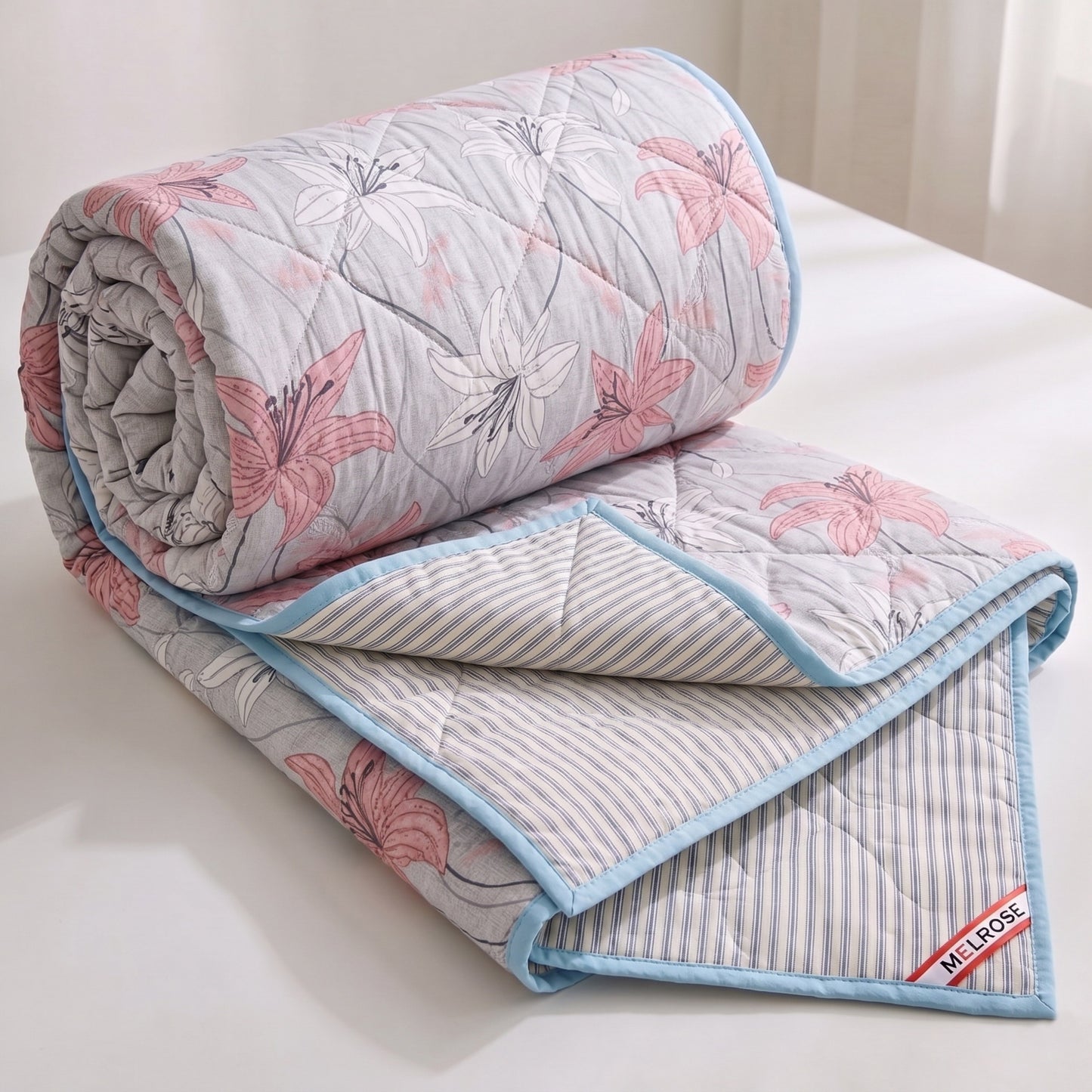 Parish Handlooms Floral Double Comforter for Mild Winter