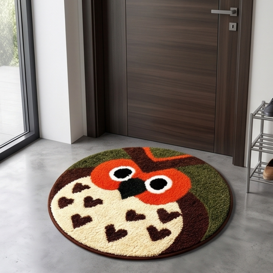 Parish Handlooms Cotton Owl & Lion Design Door & Floor Mats @ 999