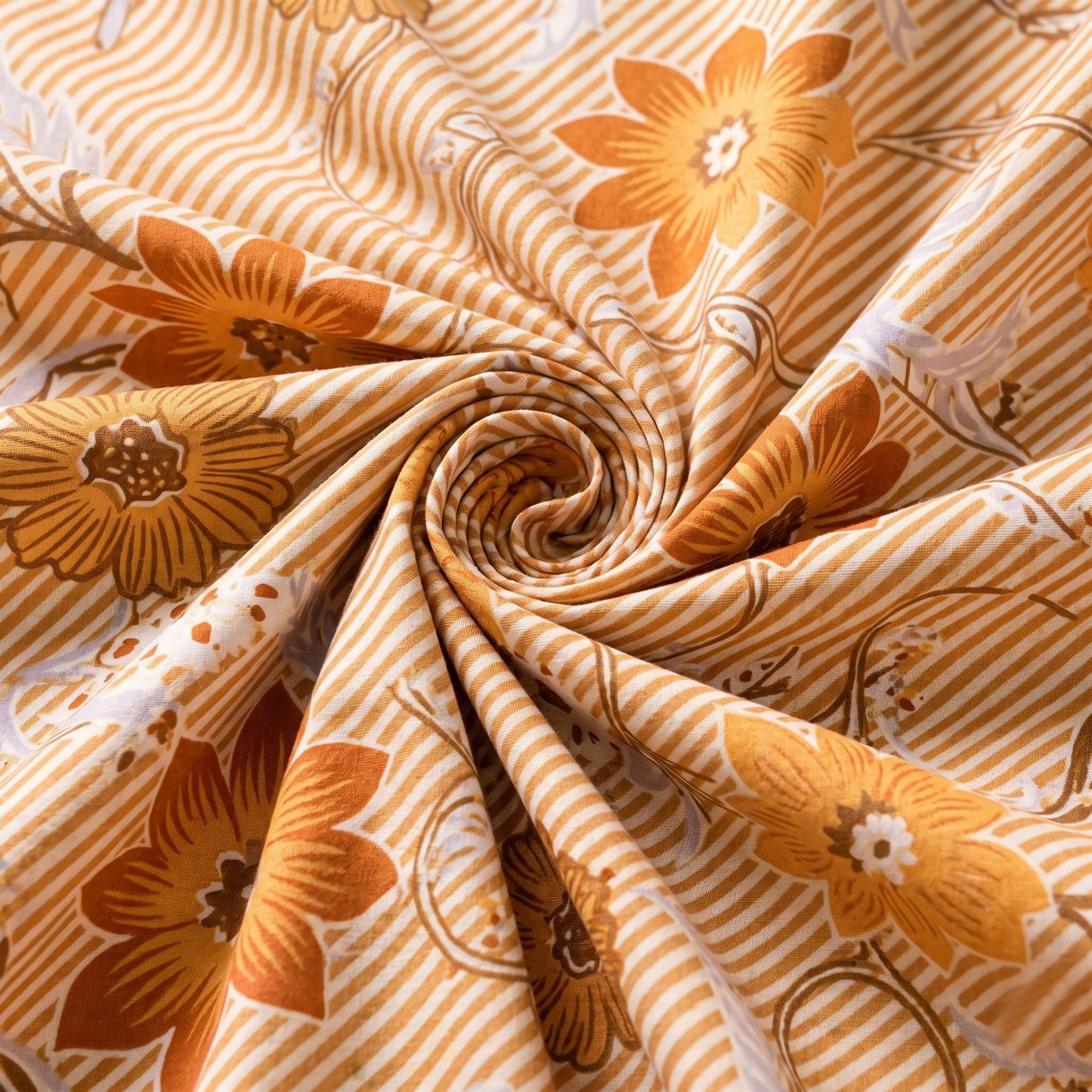 Parish Handlooms Cotton Double Flat 200 TC Printed 1 Summer Bedsheet with 2 Pillow Covers