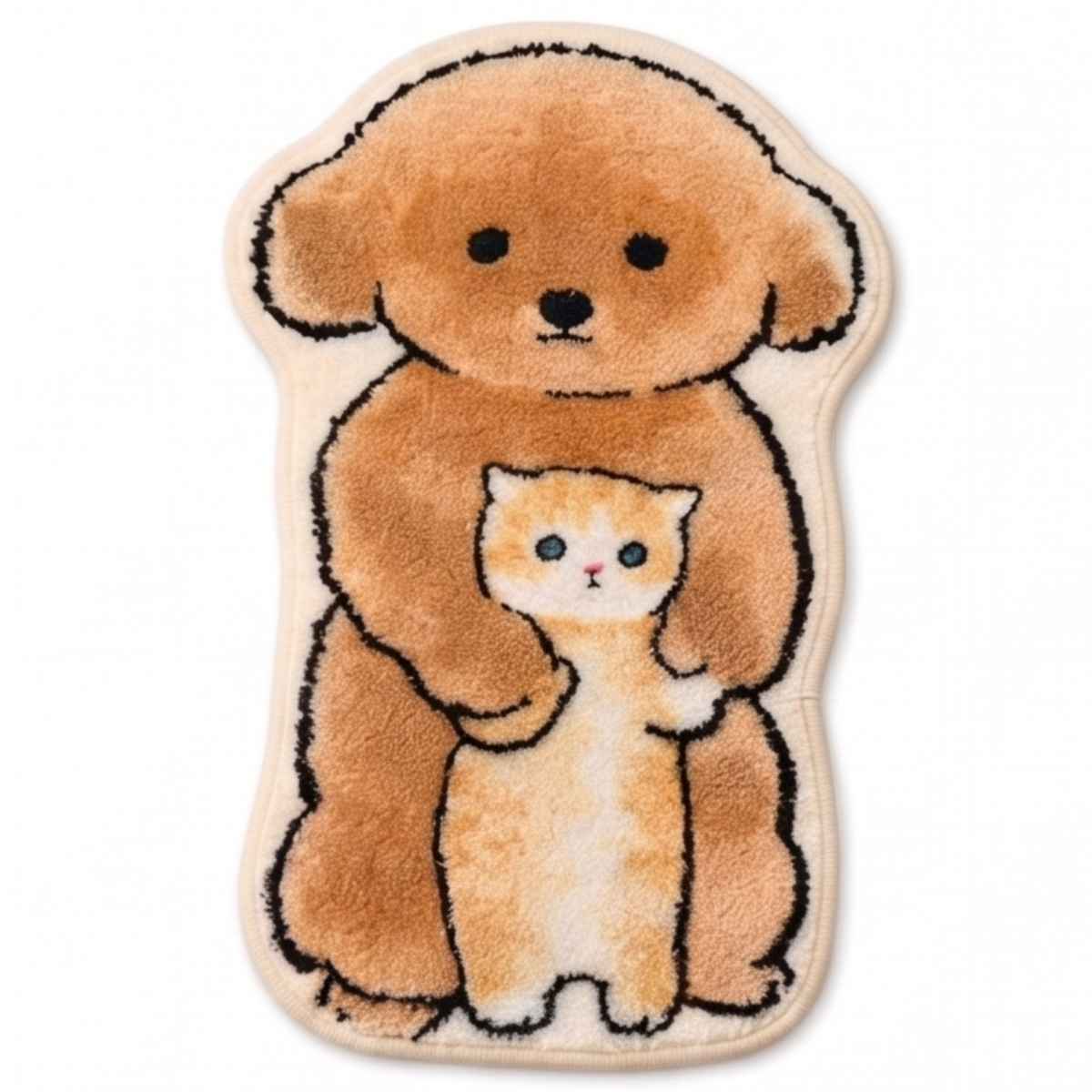 Parish Handlooms Cotton Cute Cat Design Door & Floor Mat