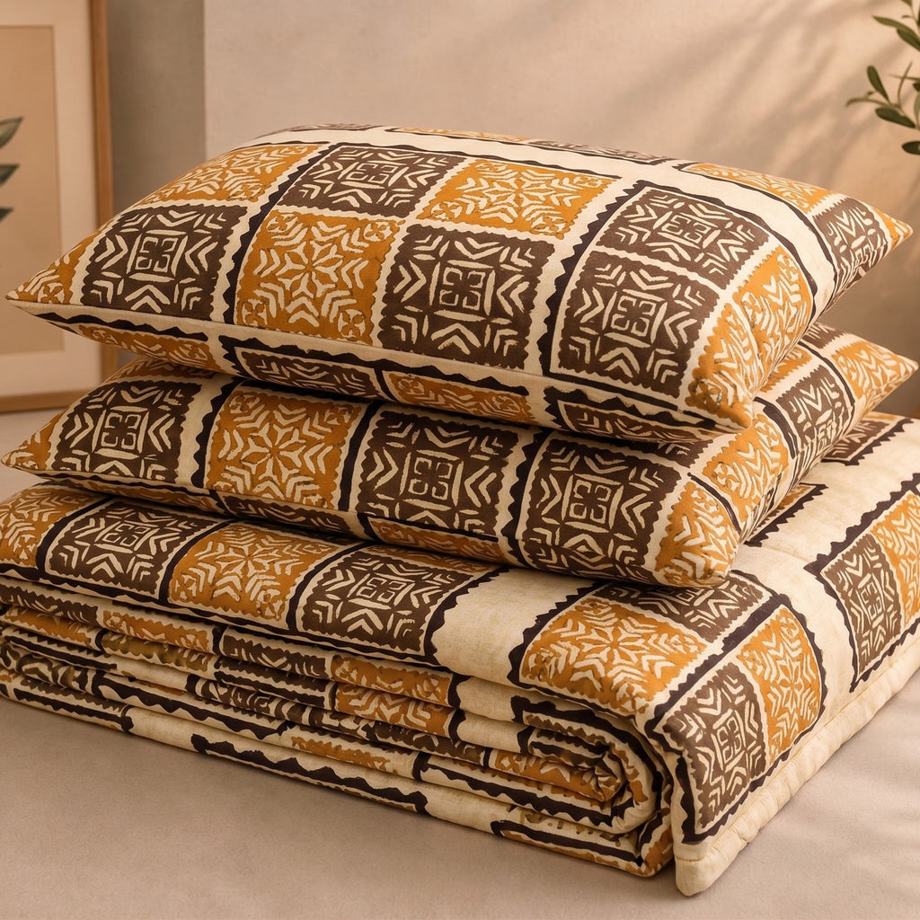 Parish Handlooms Cotton Single Flat 200 TC Printed 1 Summer Bedsheet