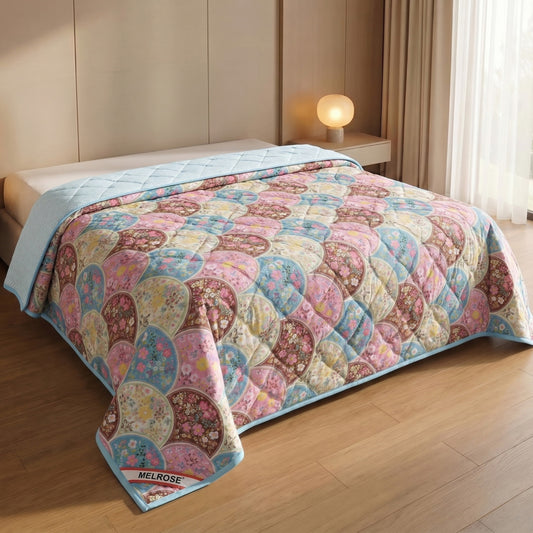 Parish Handlooms Floral Double Comforter for Mild Winter