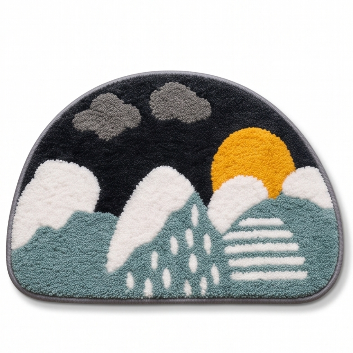 Parish Handlooms Cotton Cloud Design Door & Floor Mat