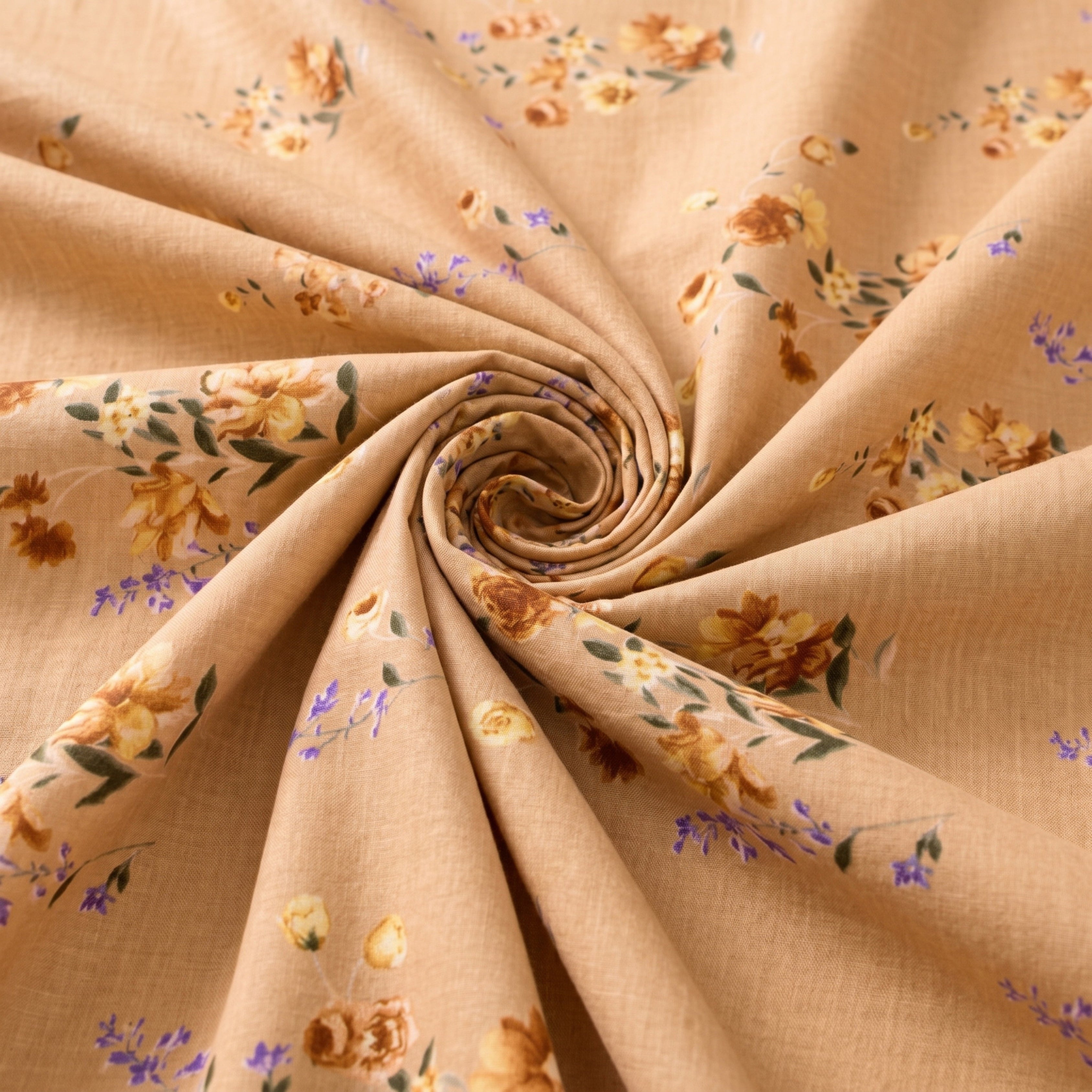 Parish Handlooms Cotton Single Flat 200 TC Printed 1 Summer Bedsheet