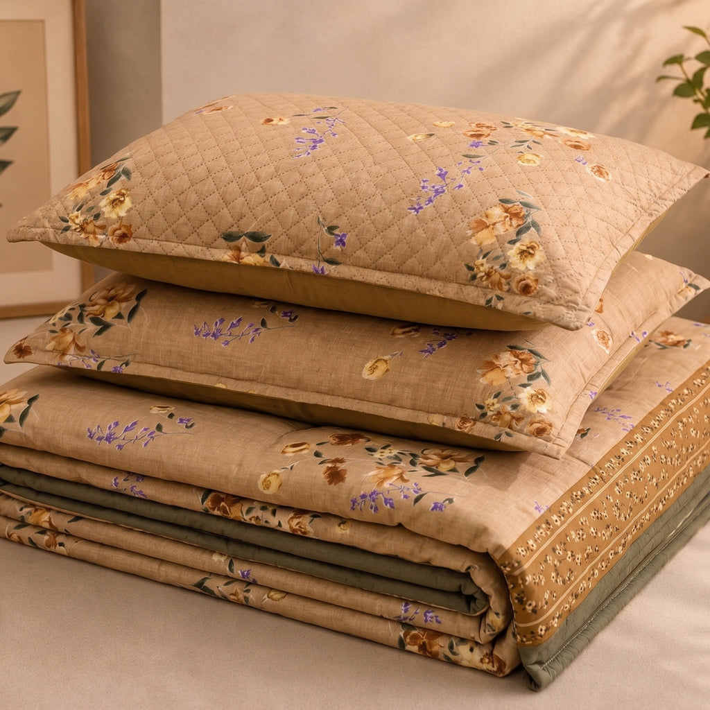 Parish Handlooms Cotton Single Flat 200 TC Printed 1 Summer Bedsheet