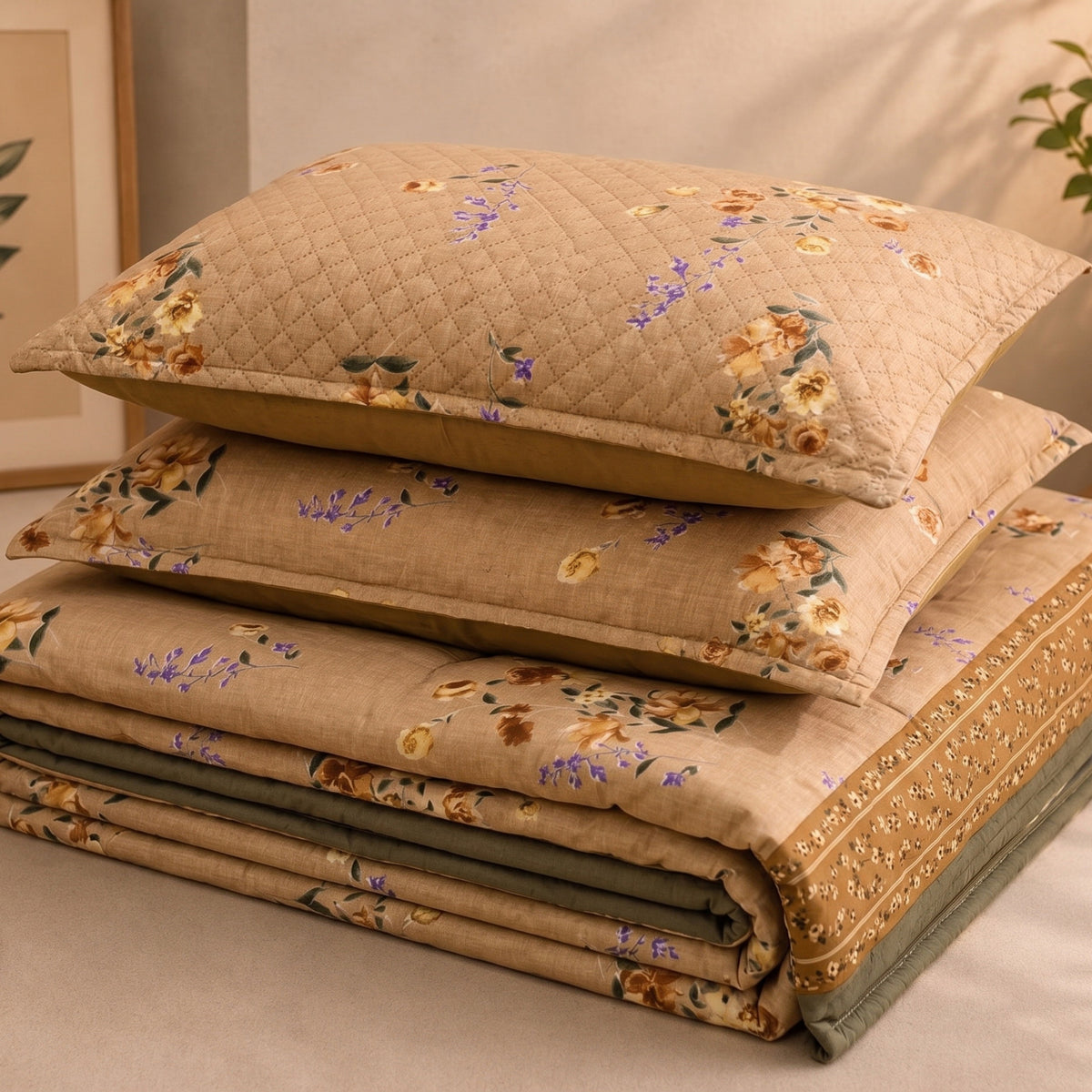 Parish Handlooms Cotton Single Flat 200 TC Printed 1 Summer Bedsheet