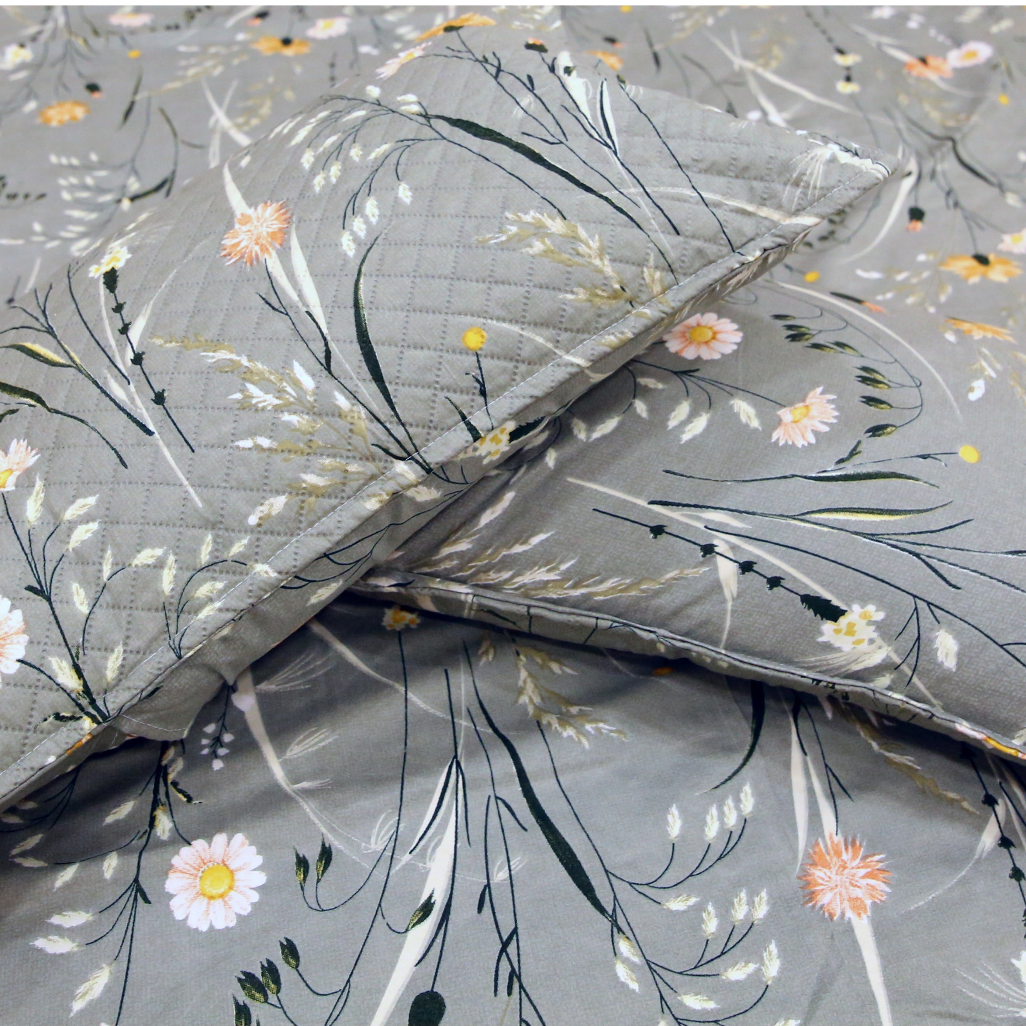 Parish Handlooms Cotton Double Flat 200 TC Floral 1 AC Bedsheet with 2 Pillow Covers