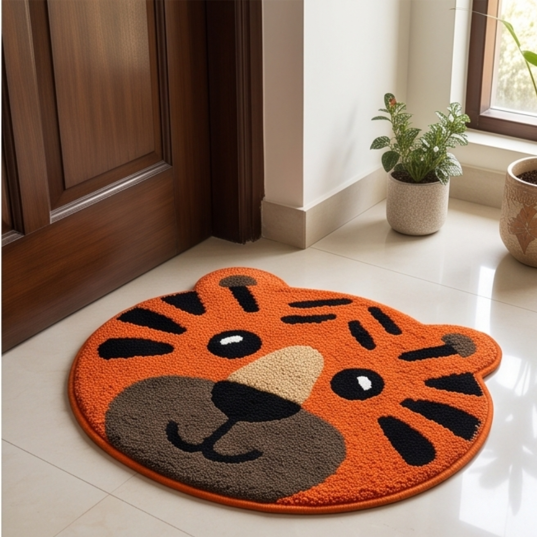 Parish Handlooms Cotton Owl & Lion Design Door & Floor Mats @ 999